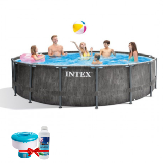 Басейн INTEX Greywood prism frame Premium 549x122см