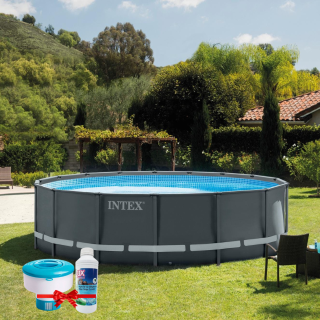  Intex басейн с конструкция Ф488x122см ULTRA с филтрация