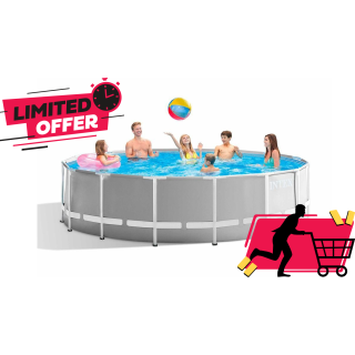 Сглобяем басейн INTEX Prism Frame 4,27 x 1,07 м.