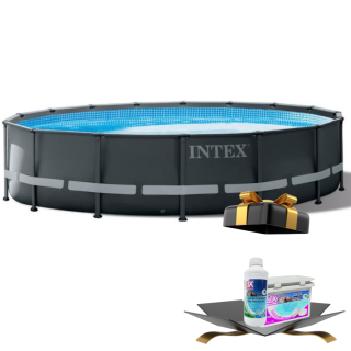 Intex басейн с конструкция Ф488x122см ULTRA с филтрация