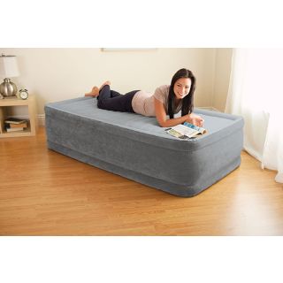 Надуваем матрак  Twin comfort bed с помпа- 99 x 191 x 46 см