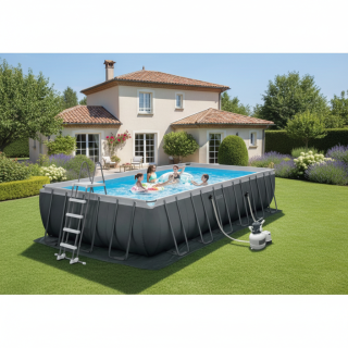 Intex басейн с конструкция II, 732х366x132см ULTRA с филтрация