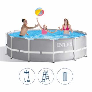 Сглобяем басейн INTEX Prism Frame с филтърна помпа 366 x 99 см