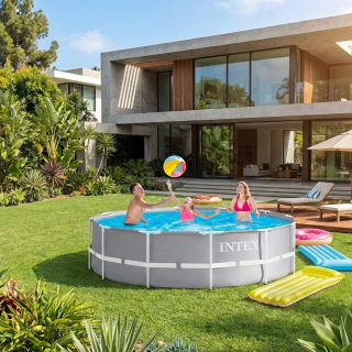 Сглобяем басейн INTEX Prism Frame с филтърна помпа 366 x 99 см / Нарушена опаковка/