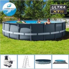 Сглобяем басейн INTEX Ultra XTR Frame 610 х 122 см.