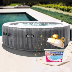 Надуваемо джакузи с въздушни струи PureSpa Deluxe
